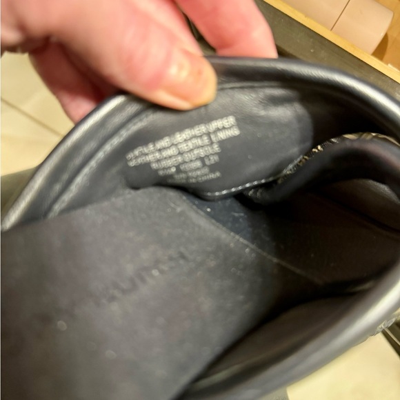 Tory Burch Espadrille Sandals Navy and Cream Size 6.5 - Picture 8 of 9